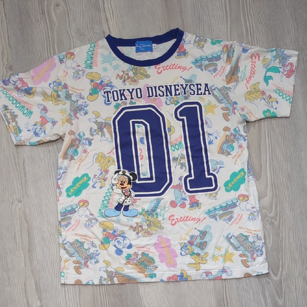 Tokyo Disney Resort S T-shirt Short Sleeves Cruise Disney Sea Mickey Mouse